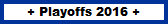 Playoffs 2016